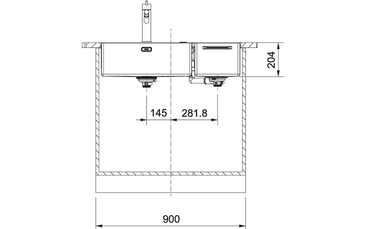 PAPAZOIS domus inclusive | Ιωάννινα | ΝΕΡΟΧΥΤΗΣ ΑΝΟΞΕΙΔΩΤΟΣ FRANKE BOX CENTER BWX 220-54-27ΡΔ | 3040100218 | FRANKE