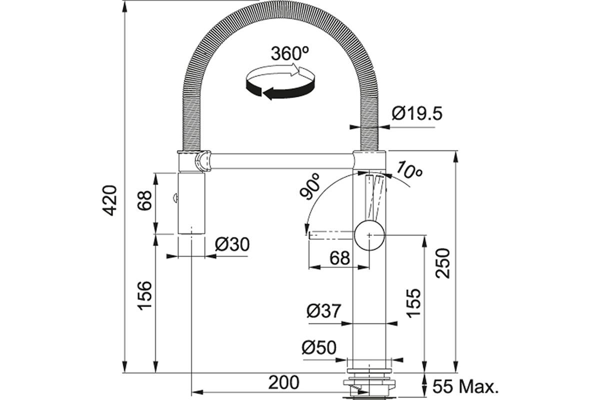 PAPAZOIS domus inclusive | Ιωάννινα | ΜΠΑΤΑΡΙΑ FRANKE PESCARA SEMI PRO L INOX | 3153101010 | FRANKE