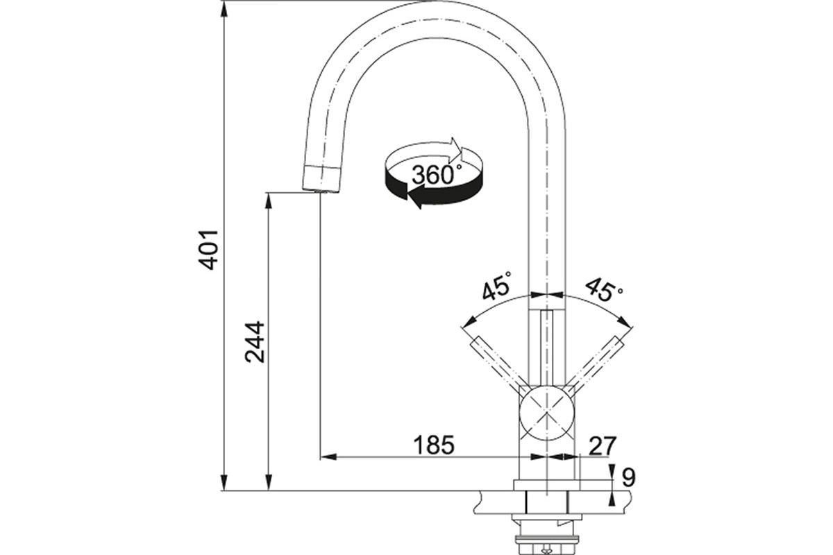 PAPAZOIS domus inclusive | Ιωάννινα | ΜΠΑΤΑΡΙΑ FRANKE EOS TRIFLOW INOX | 3209019979 | FRANKE