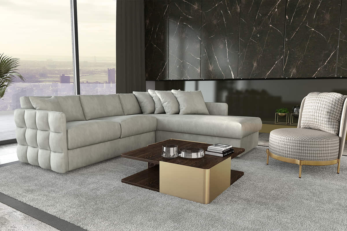 PAPAZOIS domus inclusive | Ιωάννινα | PROTEAS – ΚΑΝΑΠΕΣ ΚΡΕΒΑΤΙ EASY SOFT CORNER | 444-158 | PROTEAS