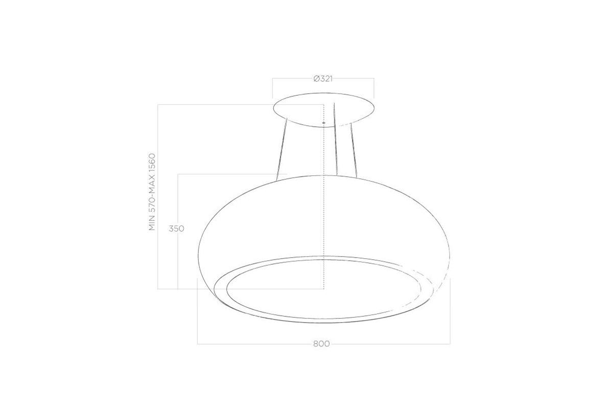 PAPAZOIS domus inclusive | Ιωάννινα | ΑΠΟΡΡΟΦΗΤΗΡΑΣ ΝΗΣΙΔΑΣ ELICA SEASHELL WHITE PERLA 80cm | PRF0024262A | ELICA