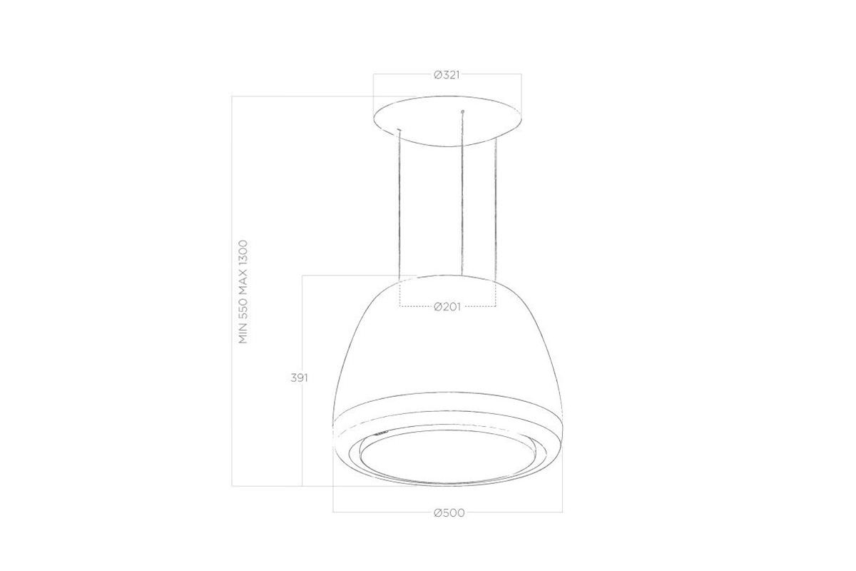 PAPAZOIS domus inclusive | Ιωάννινα | ΑΠΟΡΡΟΦΗΤΗΡΑΣ ΝΗΣΙΔΑΣ ELICA EDITH HEAVY METAL 50cm | PRF0098364 | ELICA