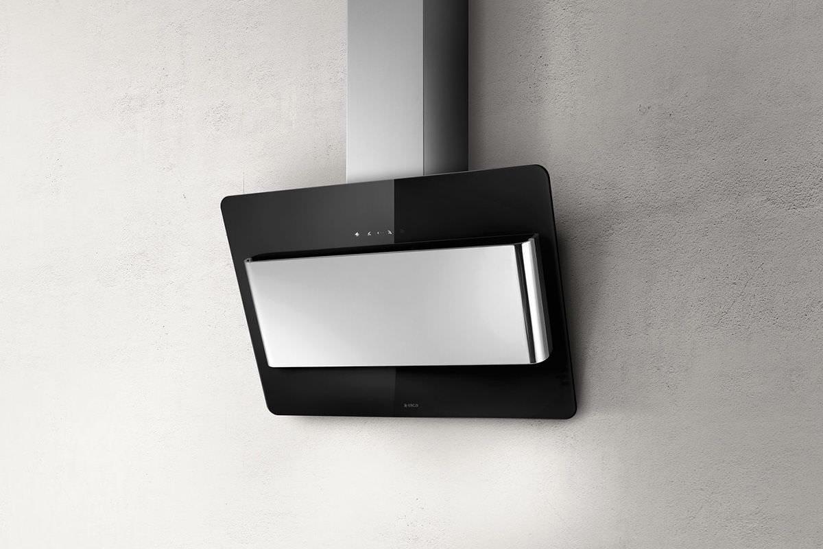 PAPAZOIS domus inclusive | Ιωάννινα | ΑΠΟΡΡΟΦΗΤΗΡΑΣ ΕΠΙΤΟΙΧΙΟΣ ELICA BELT LUX 80cm ΜΑΥΡΟ ΓΥΑΛΙ | PRF0102285A | ELICA