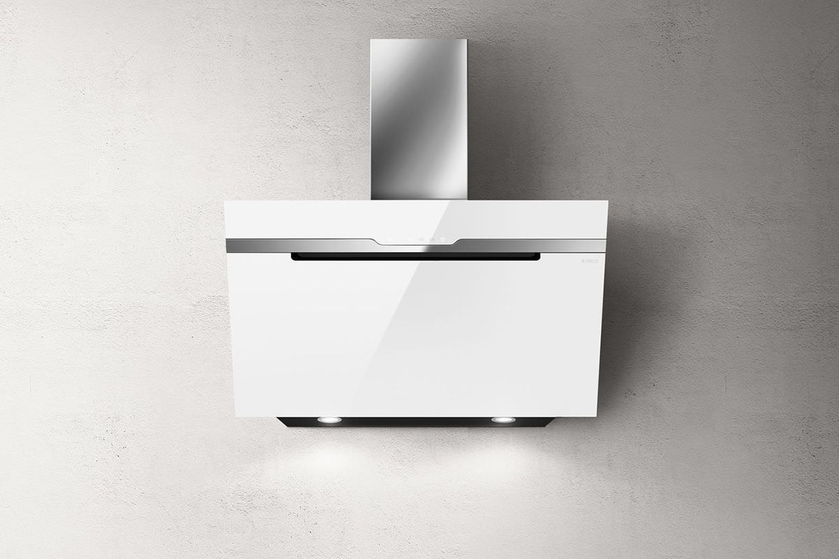 PAPAZOIS domus inclusive | Ιωάννινα | ΑΠΟΡΡΟΦΗΤΗΡΑΣ ΕΠΙΤΟΙΧΟΣ ELICA MAJESTIC 90cm INOX + ΛΕΥΚΟ ΓΥΑΛΙ | PRF0124236A | ELICA