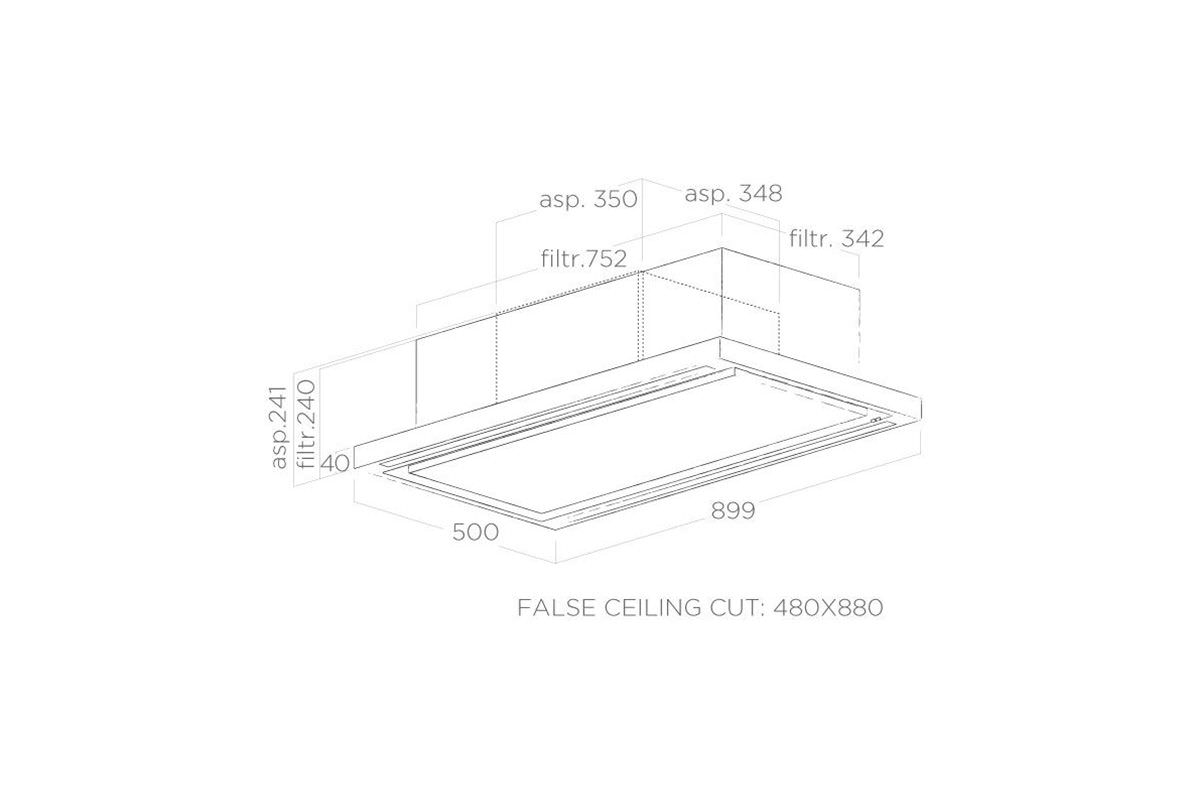 PAPAZOIS domus inclusive | Ιωάννινα | ΑΠΟΡΡΟΦΗΤΗΡΑΣ ΟΡΟΦΗΣ ELICA CLOUD SEVEN 90cm INOX | PRF0142094 | ELICA