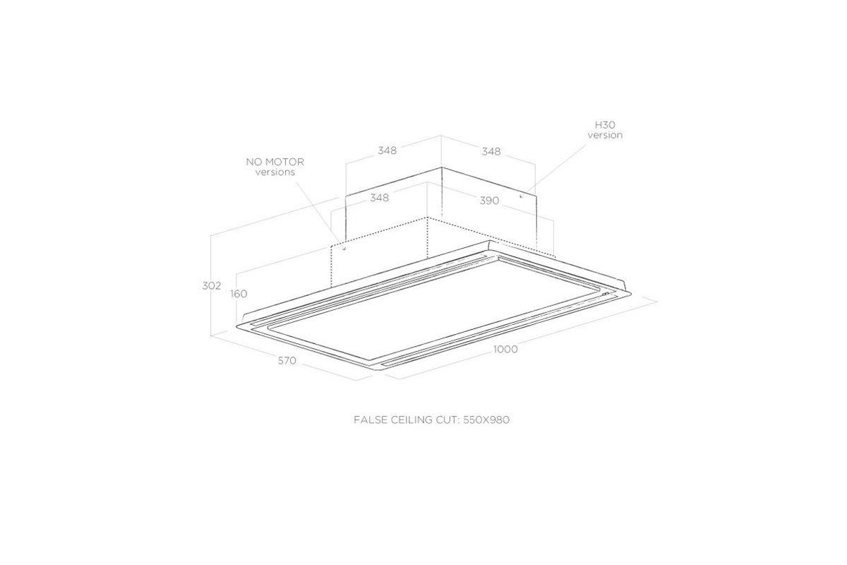 PAPAZOIS domus inclusive | Ιωάννινα | ΑΠΟΡΡΟΦΗΤΗΡΑΣ ΟΡΟΦΗΣ ELICA HILIGHT 100x50cm ΙΝΟΧ | PRF0146245 | ELICA