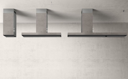 PAPAZOIS domus inclusive | Ιωάννινα | ΑΠΟΡΡΟΦΗΤΗΡΑΣ ΝΗΣΙΔΑΣ ELICA HAIKU ISLAND 120x32 CONCRETE | PRF0146282 | ELICA