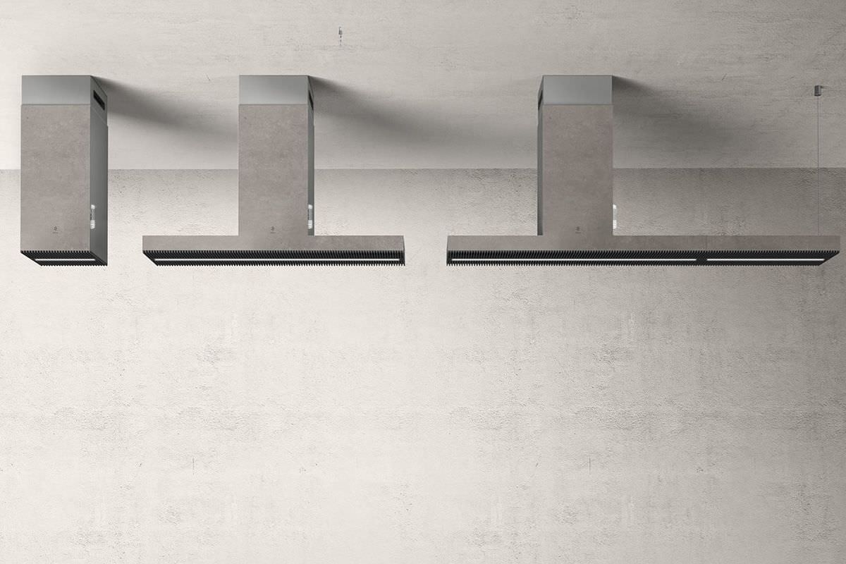 PAPAZOIS domus inclusive | Ιωάννινα | ΑΠΟΡΡΟΦΗΤΗΡΑΣ ΝΗΣΙΔΑΣ ELICA HAIKU ISLAND 120×32 CONCRETE | PRF0146282 | ELICA
