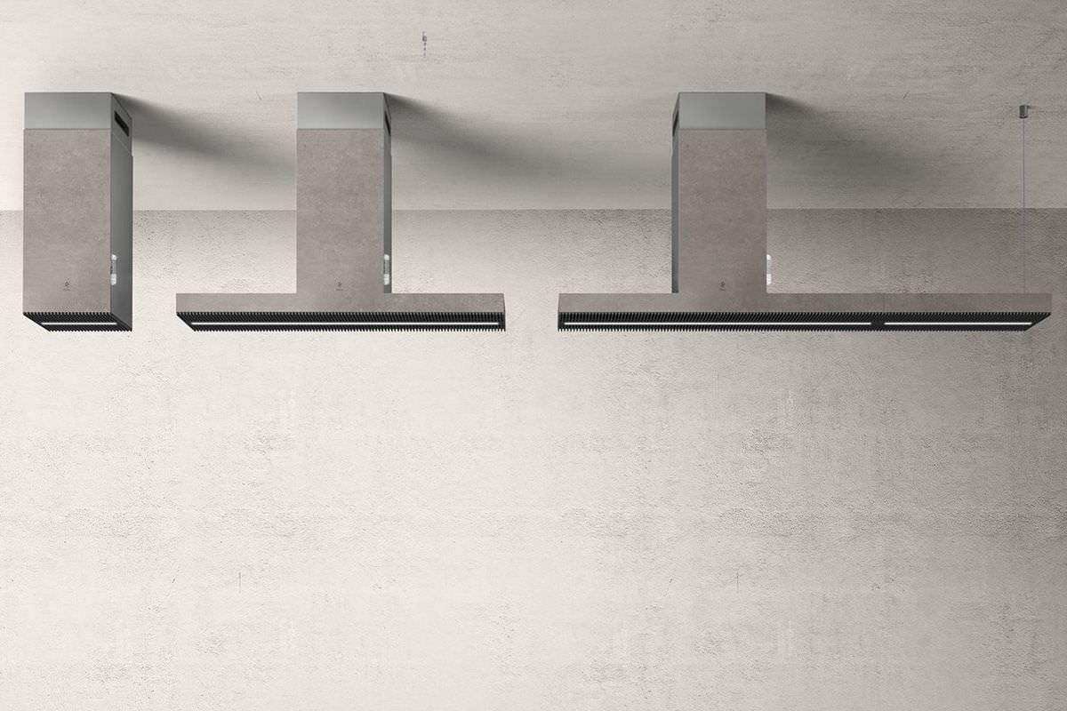PAPAZOIS domus inclusive | Ιωάννινα | ΑΠΟΡΡΟΦΗΤΗΡΑΣ ΝΗΣΙΔΑΣ ELICA HAIKU ISLAND 180×32 CONCRETE | PRF0146284 | ELICA